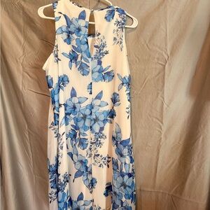Calvin Klein Blue Floral Dress